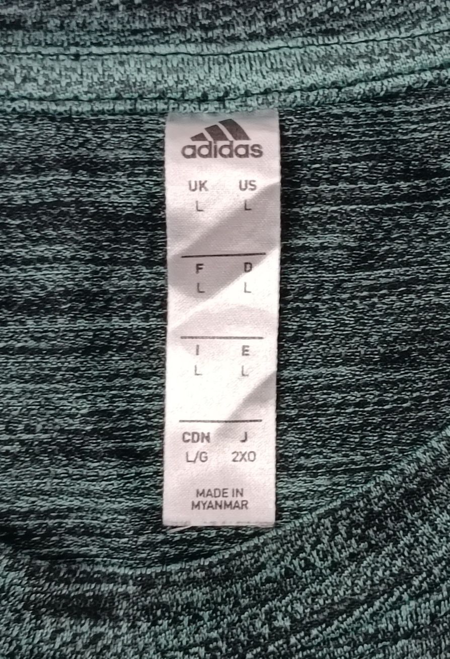 Adidas Gradient Tee оригинална тениска L Адидас спорт фланелка фитнес