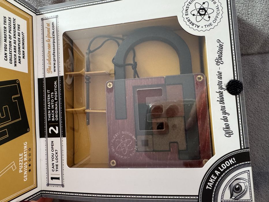 3D пъзел Professor Puzzle: Einstein's Lock