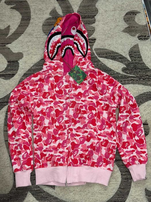 Hanorac bape shark double mask ca nou