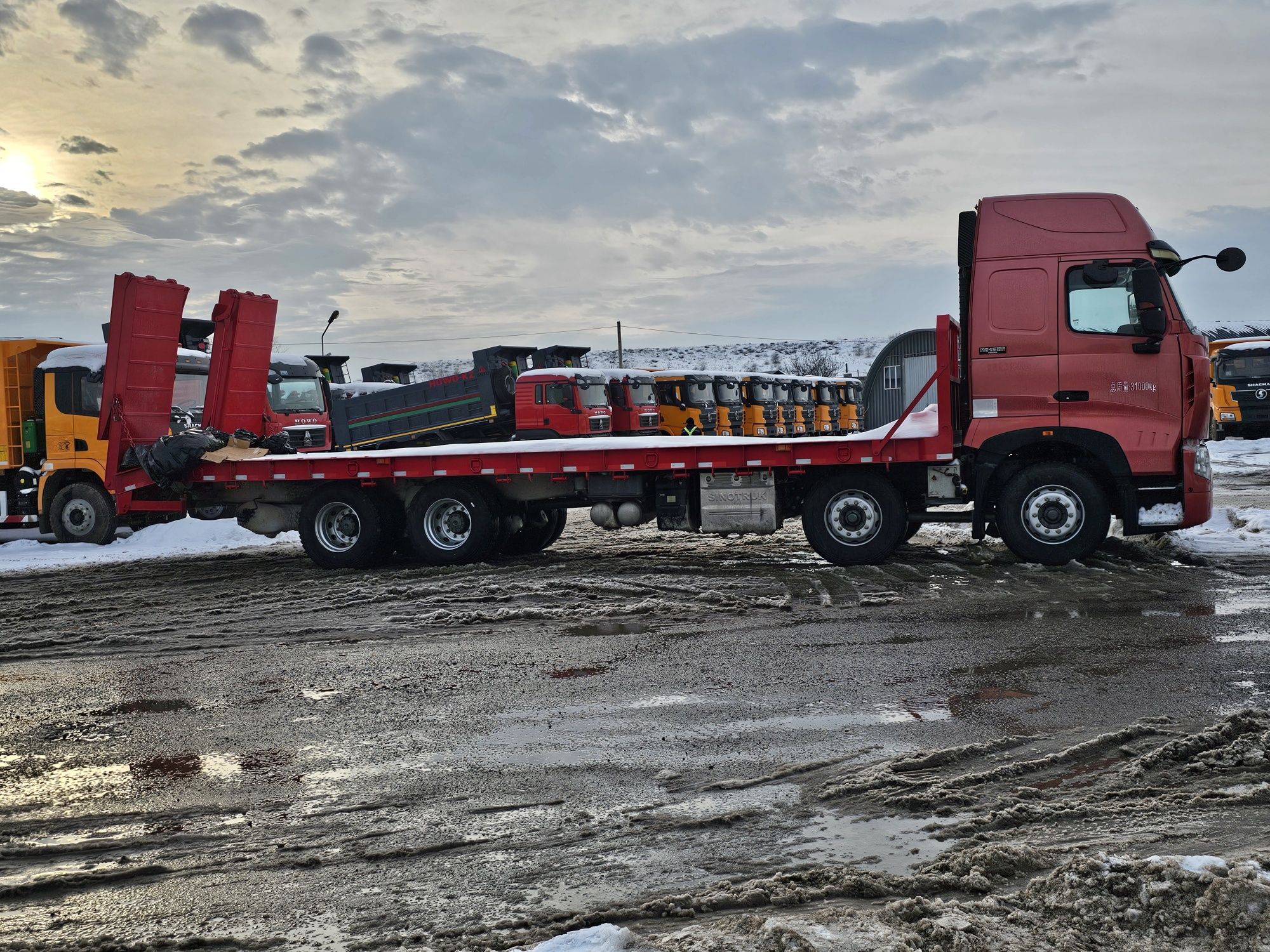 Трал грузовой эвакуатор 9м до 30 тонн