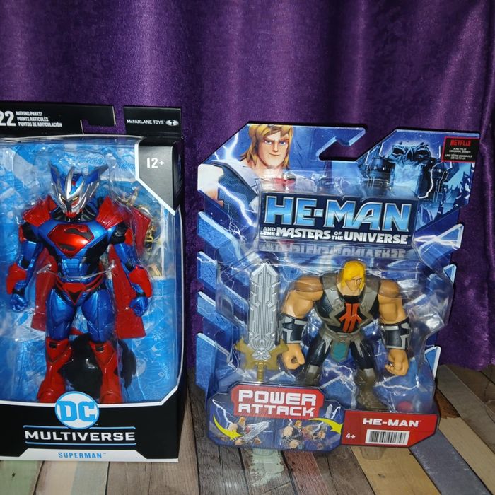 Lot figurine sigilate Masters of the Universe, DC Multiverse Superman