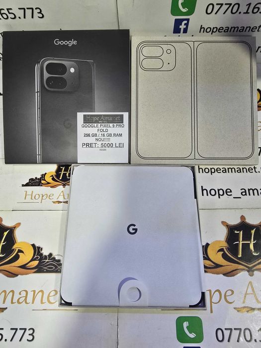 Hope Amanet P6 Google PIXEL 9 PRO FOLD NOU !!!