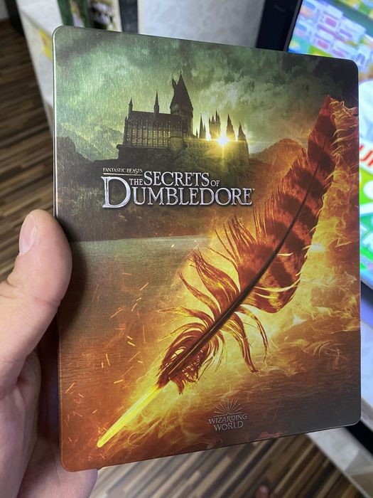 Blu-ray Fantastic Beasts The Secrets of Dumbledore 2D+DVD steelbook