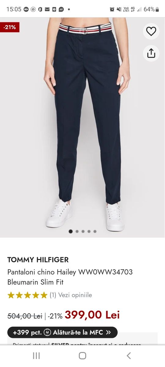 Pantaloni Tommy Hilfiger nr.36