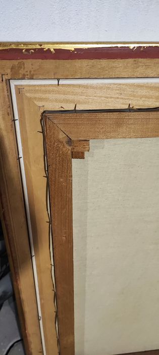 Tablou Vas cu flori (origine Italia) tecnica.ulei pe pânză