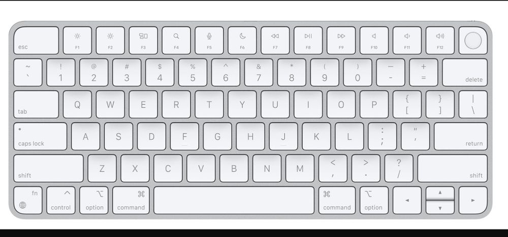 Apple Magic Keyboard (2021) с Touch ID, бял - MK293LB/A