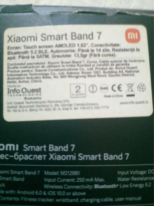 Xiaomi Smart Band 7 Black