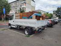Transport moloz, mobila, materiale de constructii