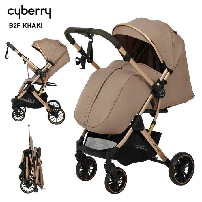 Коляска прогулочная Cyberry B2F Green