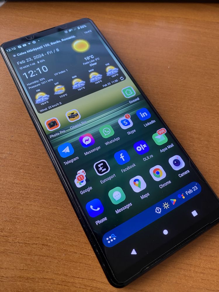 Sony Xperia 1 II - stare perfecta, pachet complet