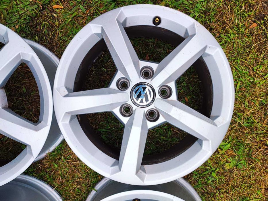 Audi/Ауди; Фолксваген/VW - 16 цола 5x112; 4 бр. оригинални лети джанти