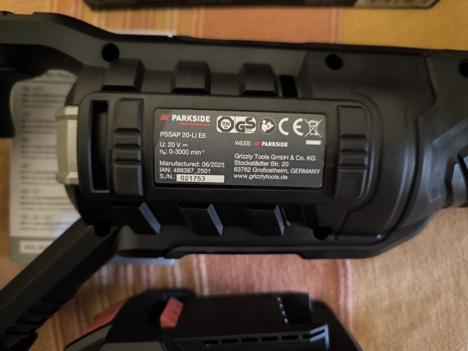 Fierăstrău sabie parkside performance