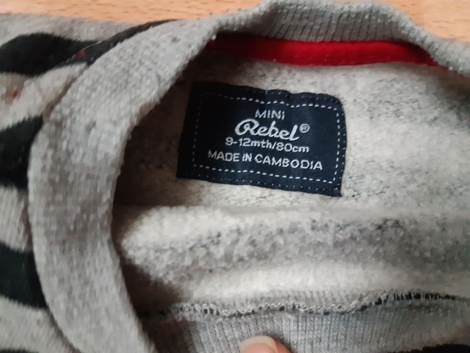 Лот от 3 броя коледни блузки, размер 6-9 м