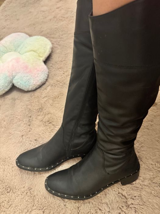 Дамски ботуши естествена кожа