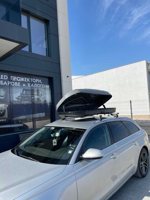 Автобокс (багажник) 470L – T187G СИВ И ЧЕРЕН