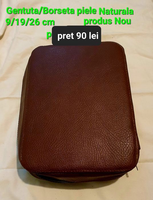 Geanta/Borseta piele / Nou