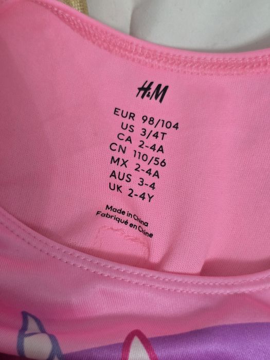 Rochie cu aripi,.curcubeu de la H&M