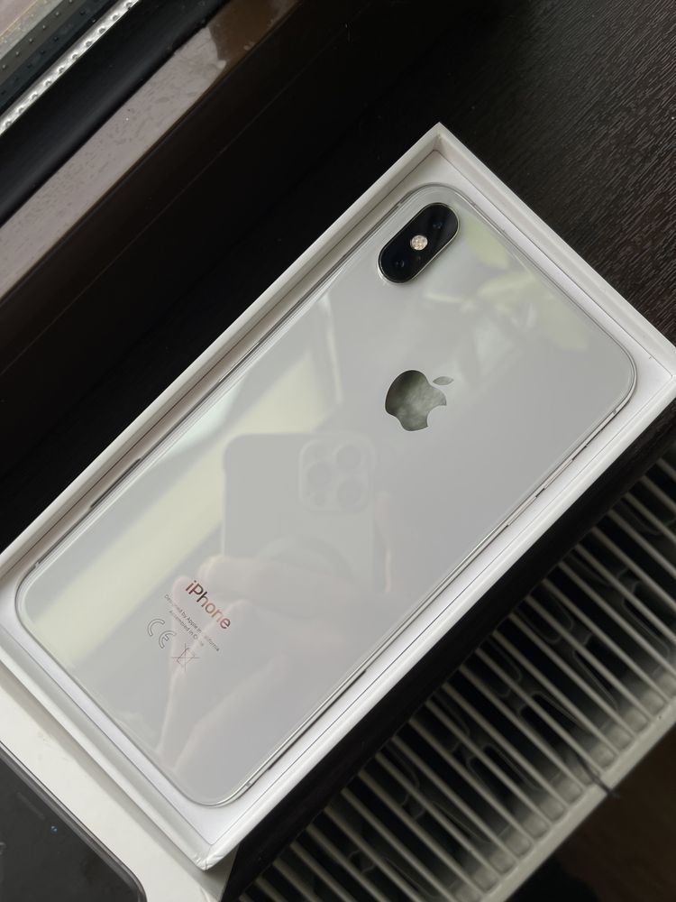 Iphone XS Max 256gb alb 100% bateria