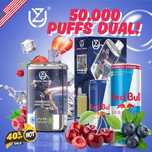 Vape Doua Arome Crystal 50.000 Puffuri Display Led Touch Screen