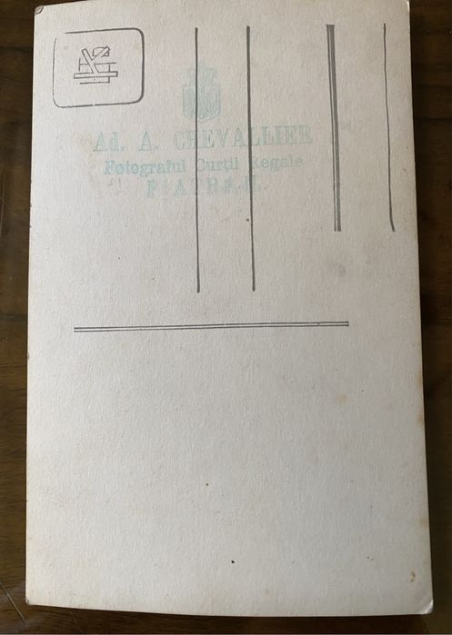 Fotografie de colectie, autor A. Chevalier