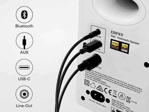 продам новый Edifier M60/Bluetooth V5.3/USB-C/AUX/LDAC/  C ДОСТАВКОЙ