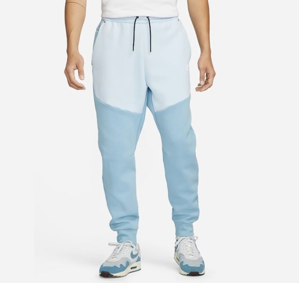 Мъжко долнище Nike Tech Fleece Celestine Blue - размер L