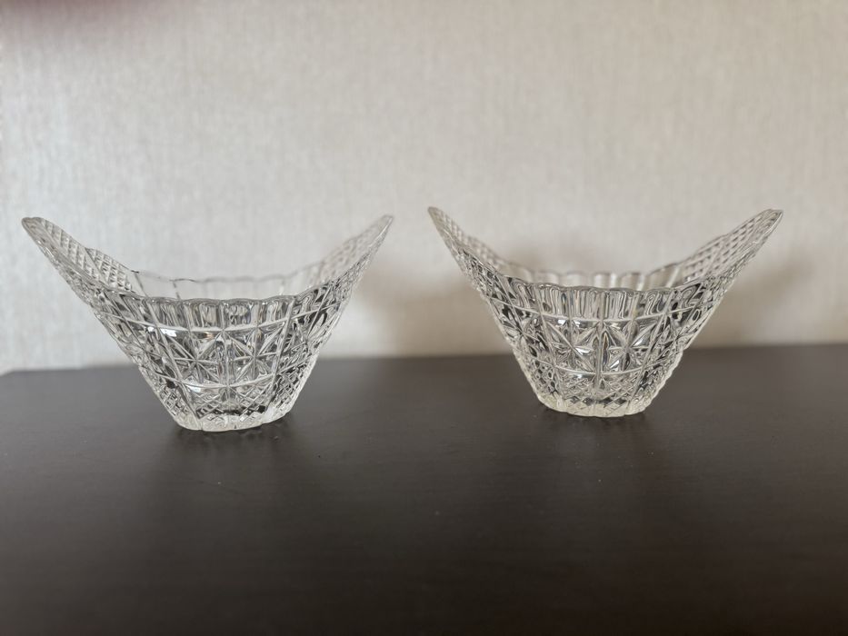 Хрустальные вазы СССР 2шт