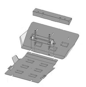 Scut motor metalic pentru Toyota Land Cruiser 1995-prezent -otel 2.5mm