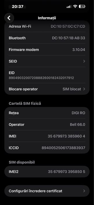 Vand iphone 15 pro max