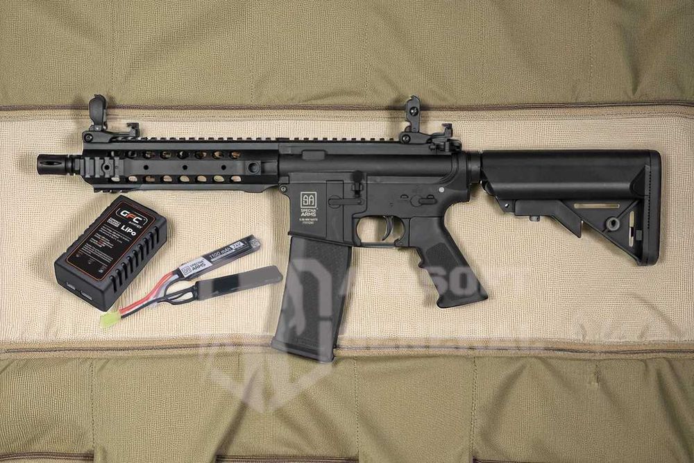 Pusca Airsoft cu Teava de Precizie si Gearbox Ranforsat + Set Complet