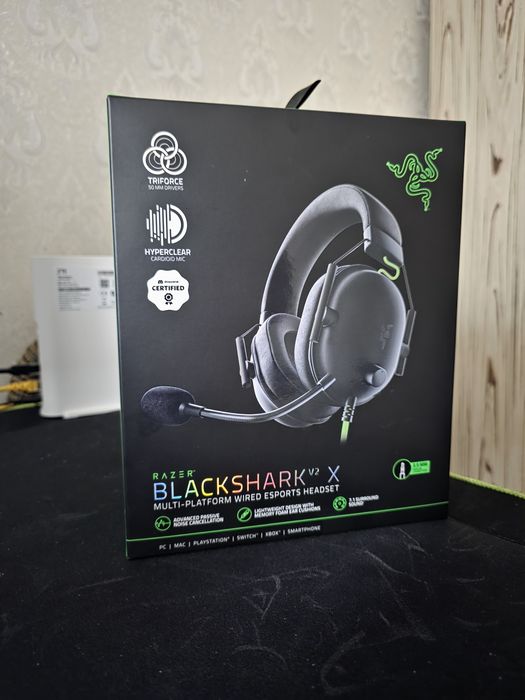 Ирговые наушники razer Blackshark v2x