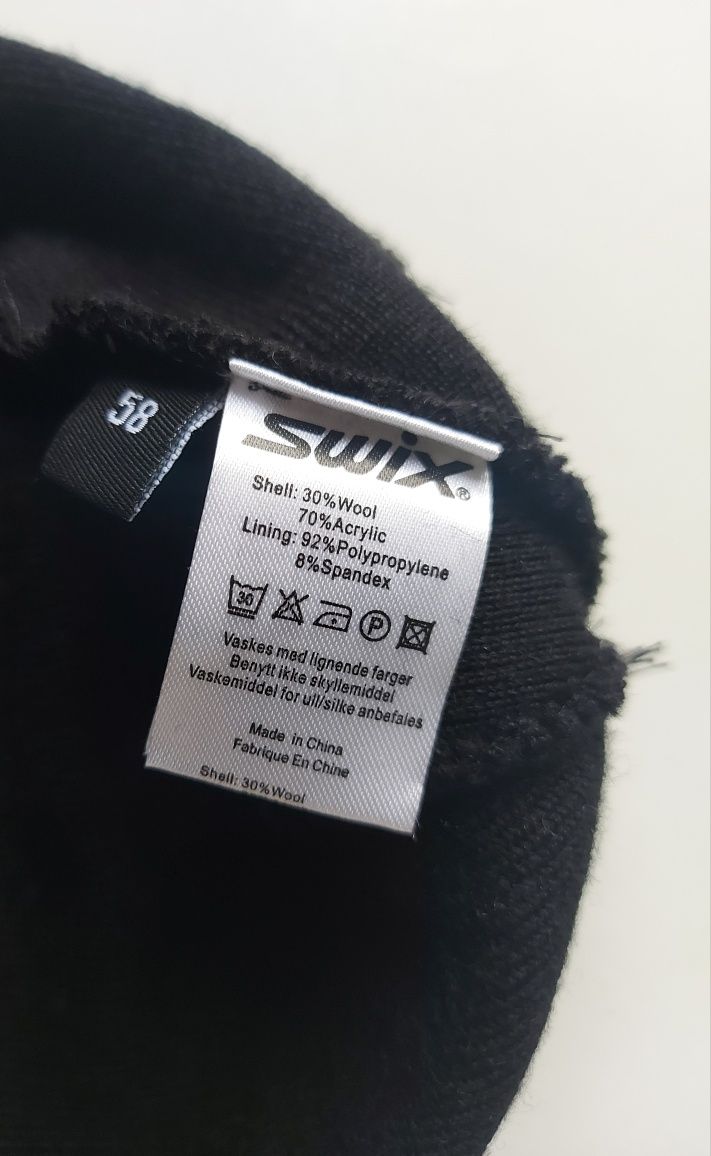 Swix ski wool hat , скиорска вълнена шапка. 58см. Унисекс. Цена 45лв.