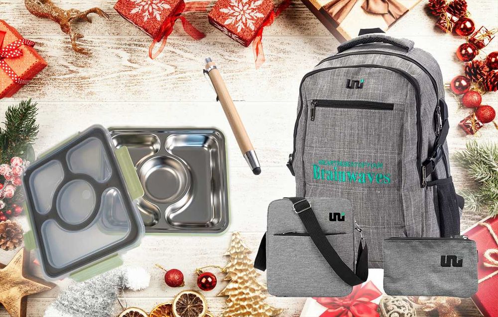 Раница с USB, кутия за обяд и още +Коледни лакомства -КОЛЕДНА ПРОМОЦИЯ