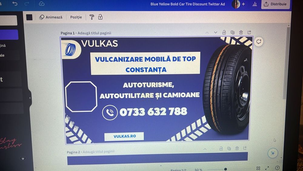 Vulcanizare mobila non stop camioane și autoturisme
