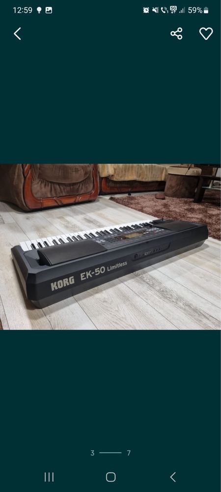 Vand orga korg ek-50 limitless