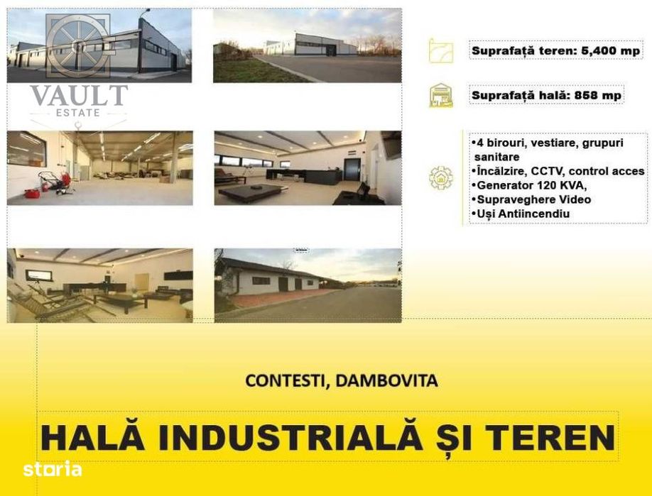 Hala 858 Mp - Acces Tir - Teren 5400 Mp