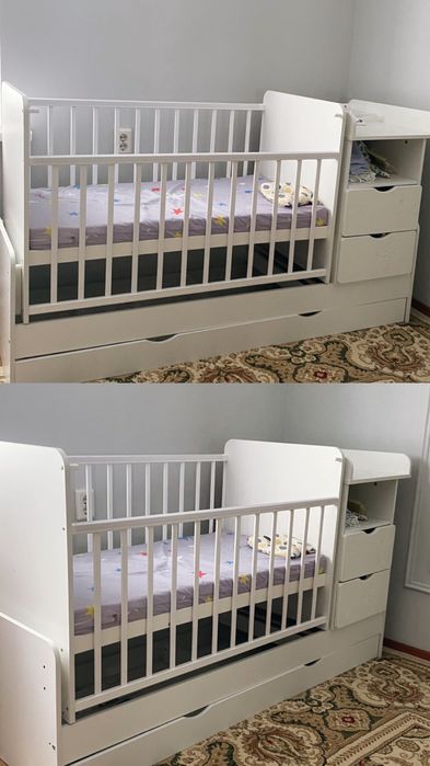 Манеж 2в1.  Манеж и кровать будет