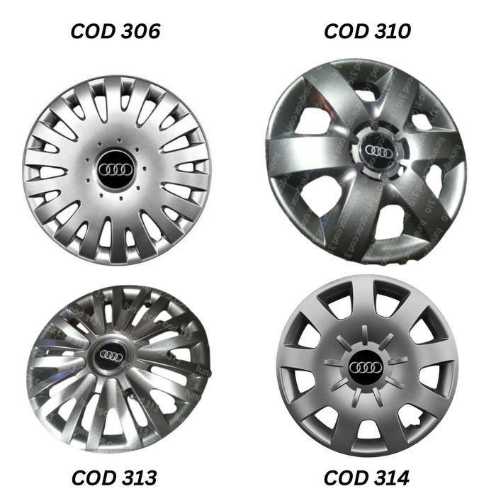 Capace roti R15 Audi diverse modele, pentru jante de tabla