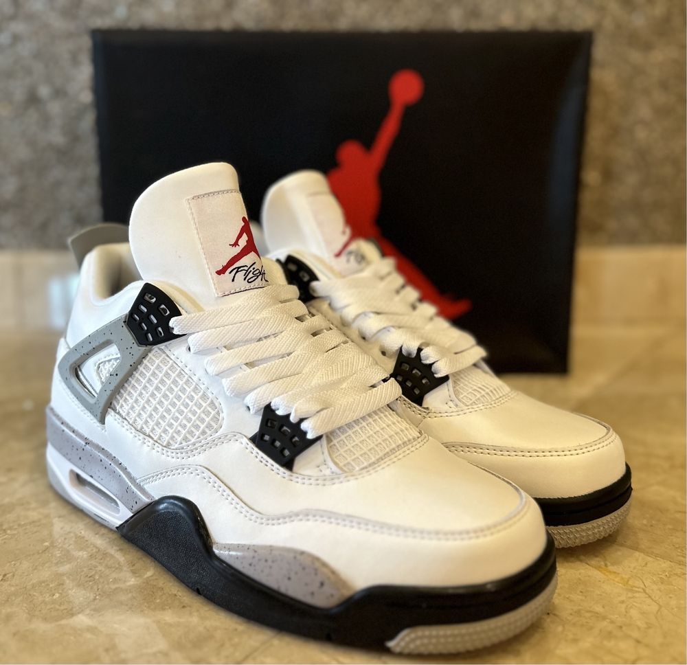 Jordan 4 White Cement - Marimi 36-47.5 in stoc acum