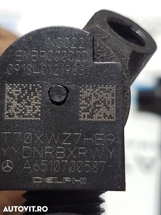 Injector Injectoare Mercedes Benz Sprinter 516CDI 163cp 2009-prezent COD  A6510700587