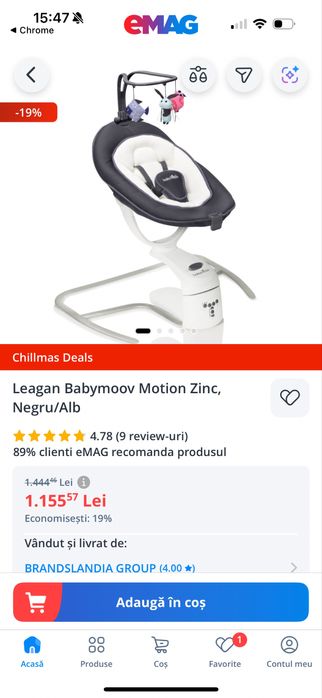 Vand balansoar Babymoov