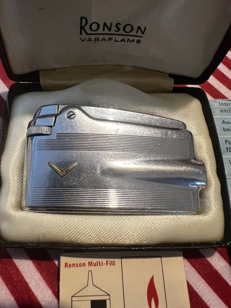 Запалка Ronson Silver England Колекционерска