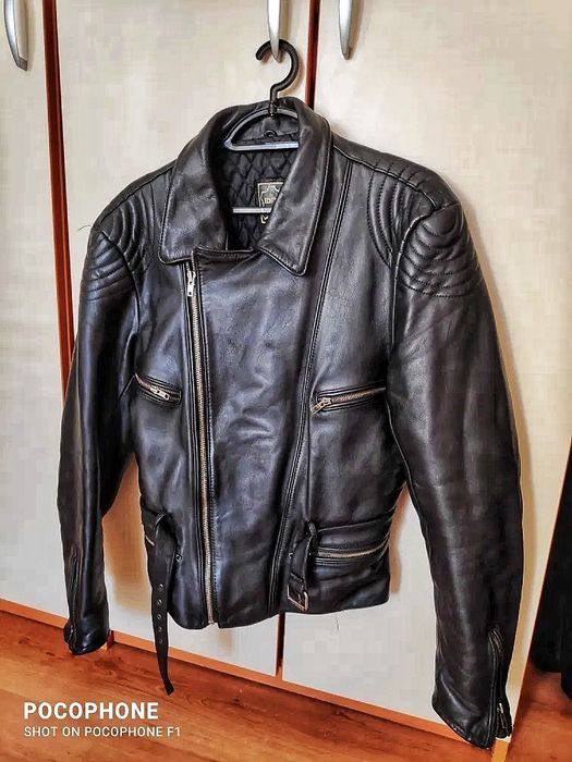 Кожено яке Echtes Leder – естествена кожа, отлично състояние