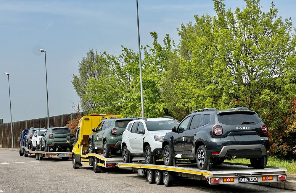 Transport autoturisme pe platforma Romnia Ungaria Slovenia Italia