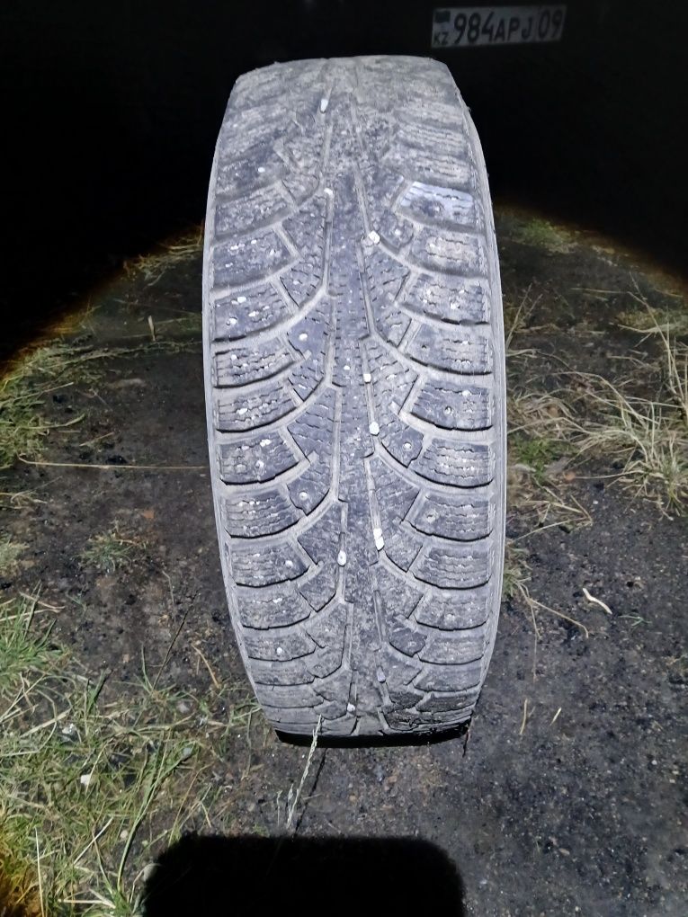 Продам зимние шипованные шины Nokian