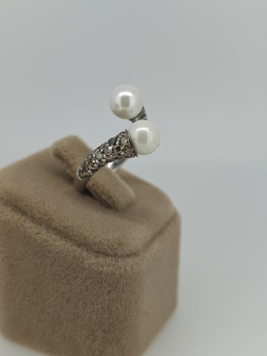 Inel aur 18k 5.8gr cu diamante naturale (r)