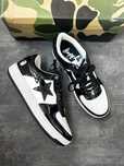 Bape Bapesta Black & White