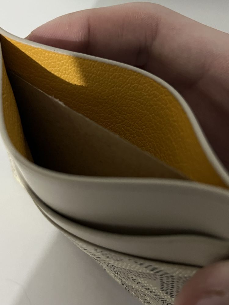 Cardholder goyard crem deschis portcard