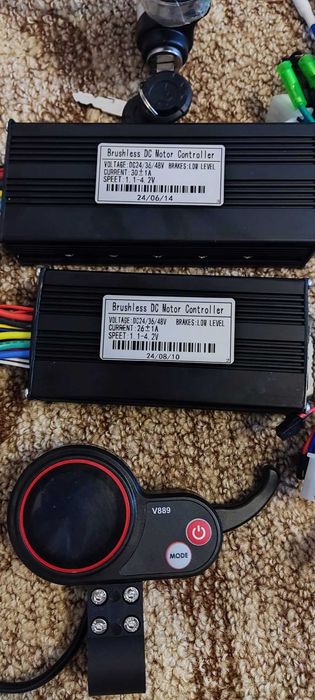 Controller Premium 26A-30A  9/12 Mosfeti +Display +cablu + acceleratie