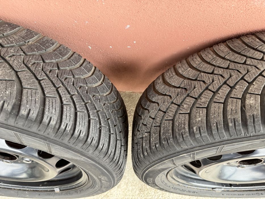 Jante tabla 5x112 cu anvelope iarna 205/55/R16 - Skoda/VW/Seat/Audi